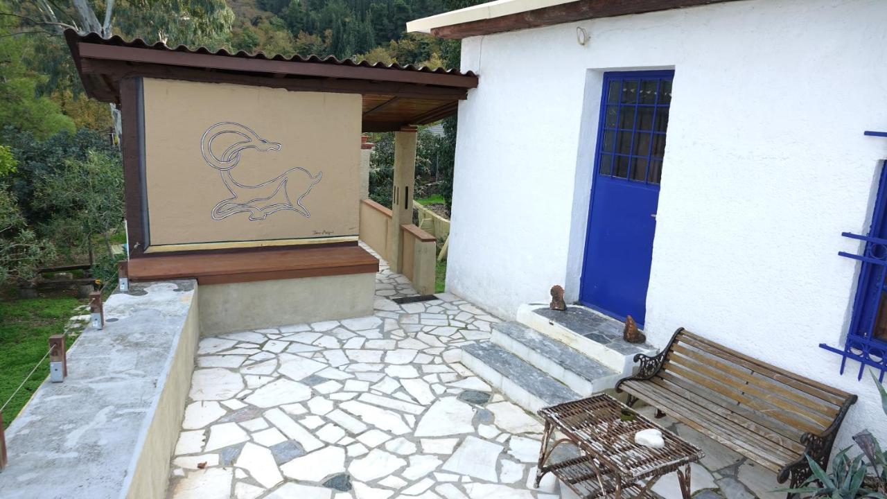 Villa The Old Olive Mill House Aegae Esterno foto