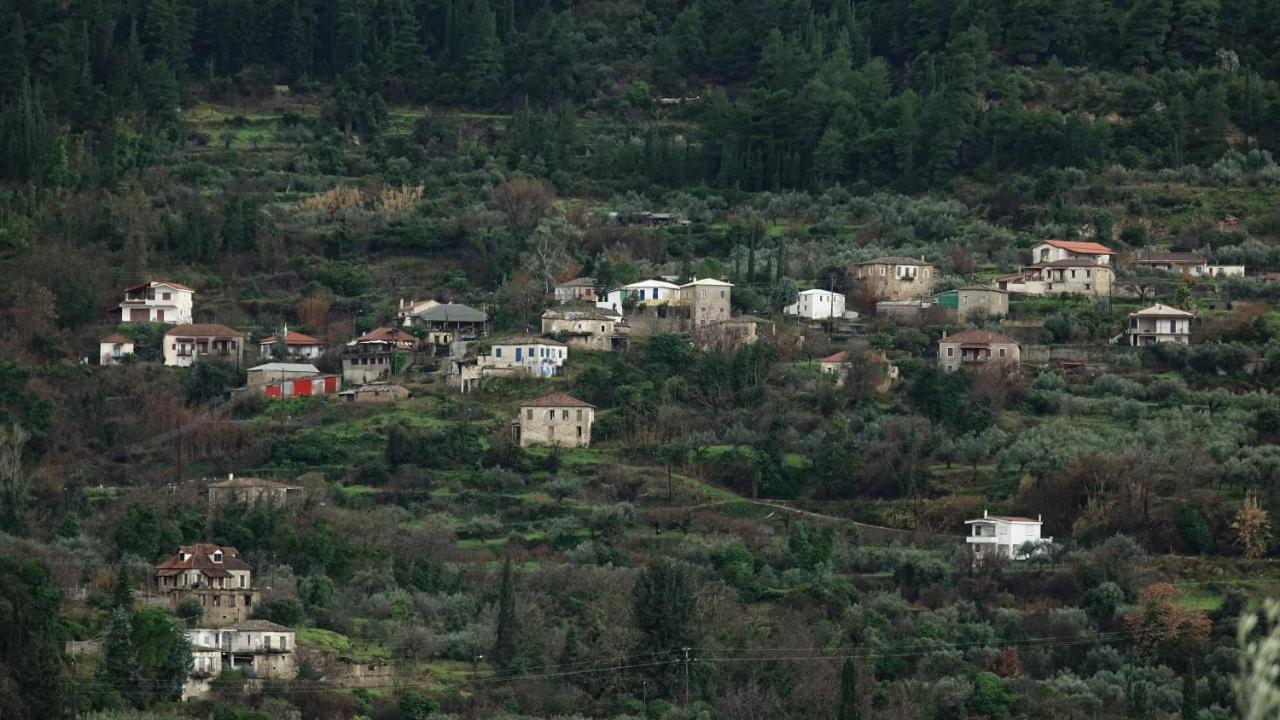 Villa The Old Olive Mill House Aegae Esterno foto